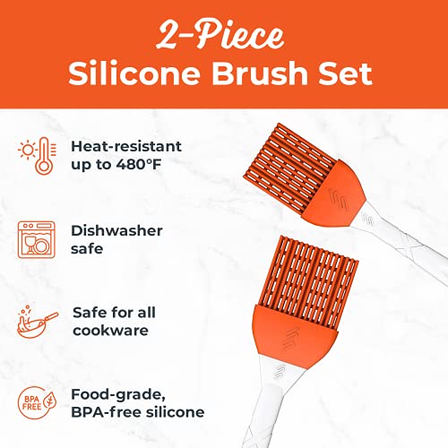 M KITCHEN WORLD Silicone Basting Brush Set M KITCHEN WORLD Silicone Basting Brush Set